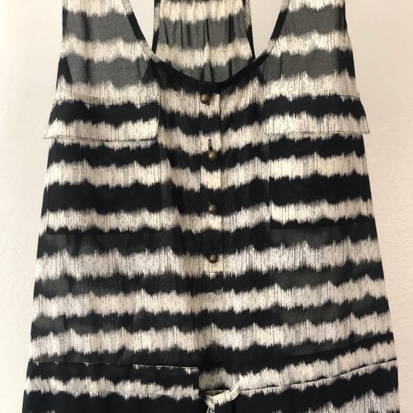 Bar III Striped Summer Tie-Waist Dress - Picture 5 of 6